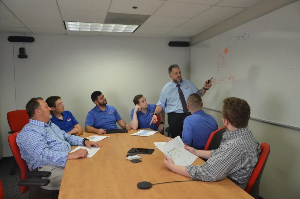 Prosper Solutions advisory team in a client meeting